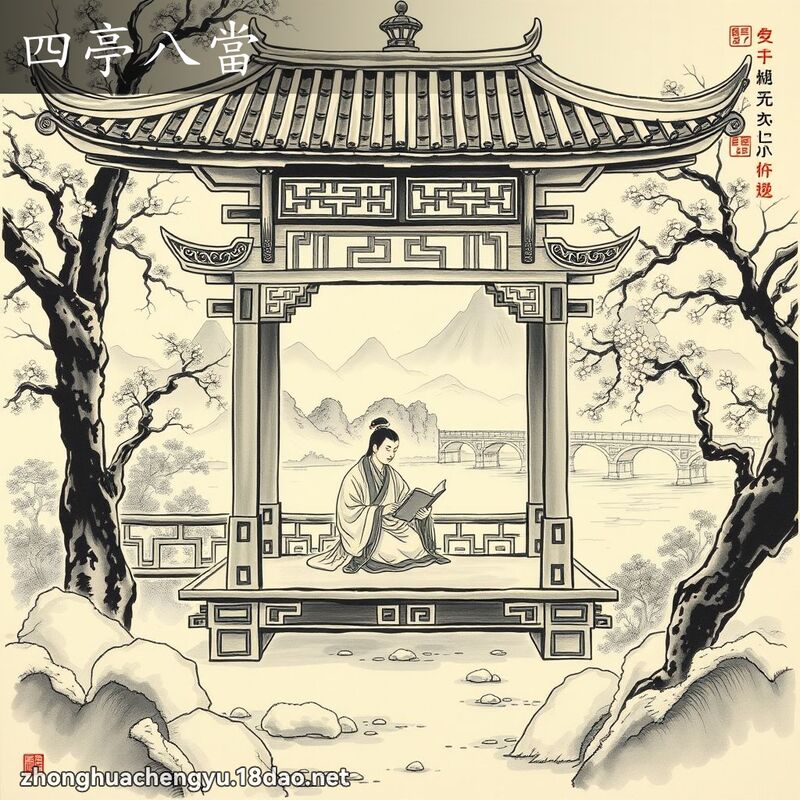 四亭八當 配图