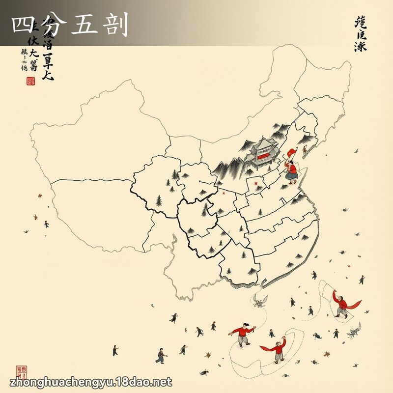 四分五剖 配图