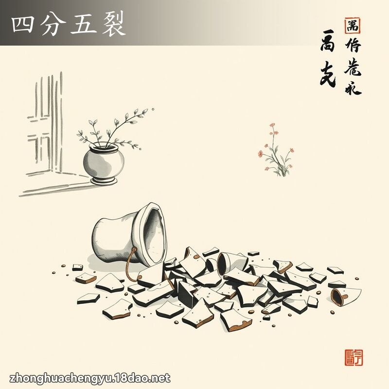 四分五裂 配图