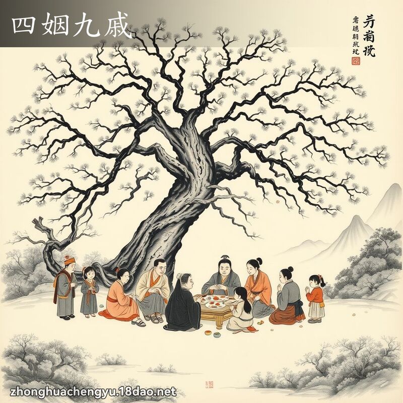 四姻九戚 配图