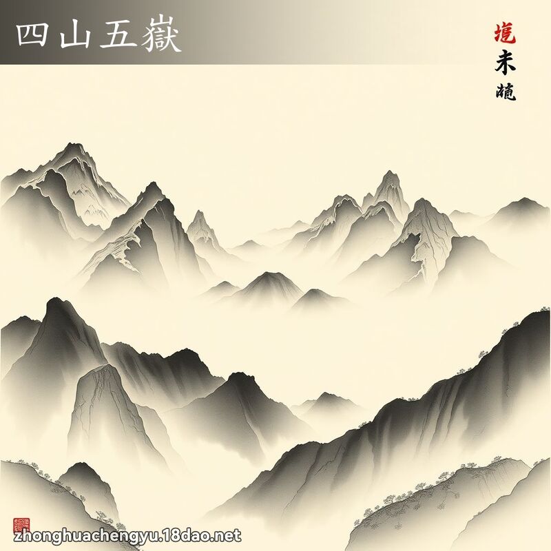 四山五岳 配图