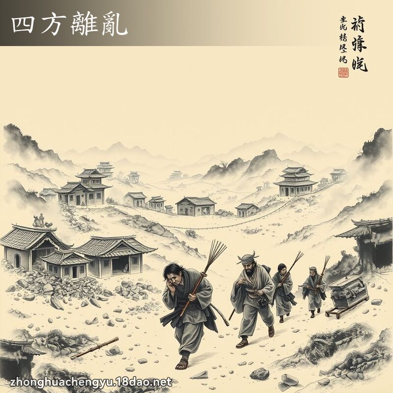 四方离乱 配图