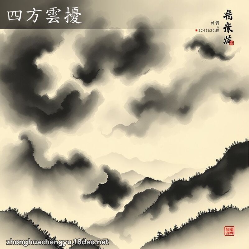 四方云扰 配图
