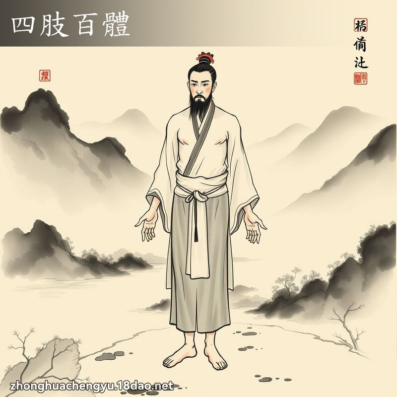 四肢百体 配图