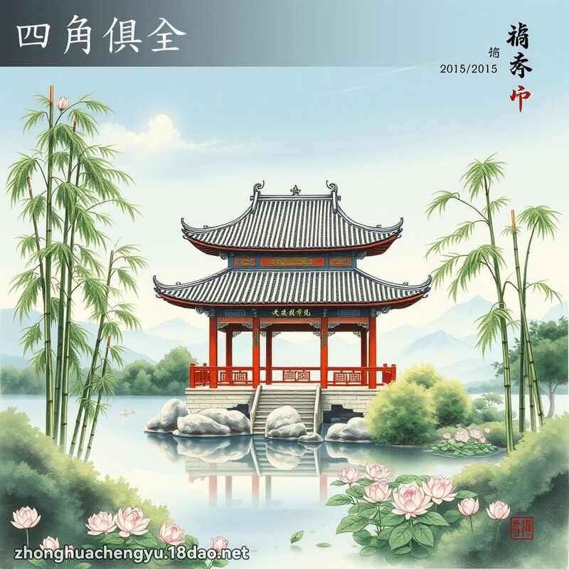 四角俱全 配图