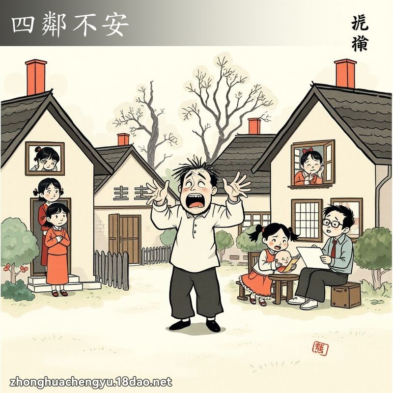 四邻不安 配图