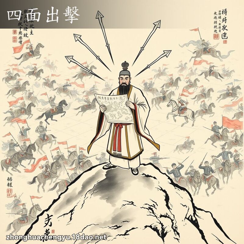 四面出击 配图