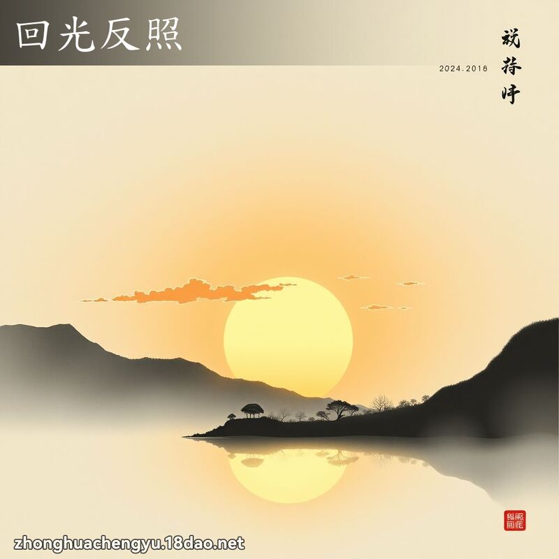 回光反照 配图