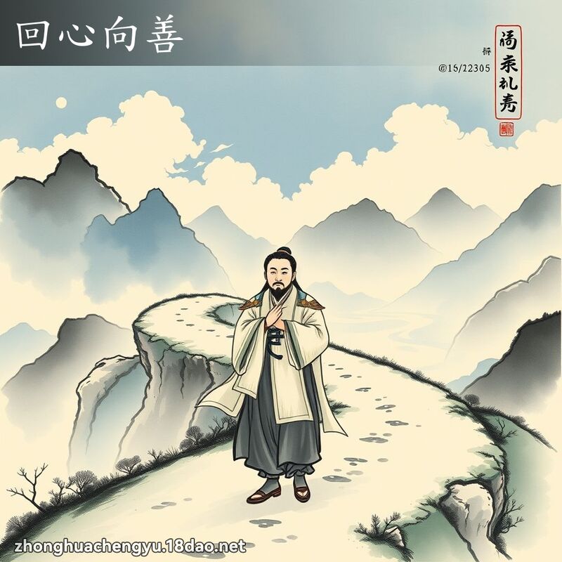 回心向善 配图