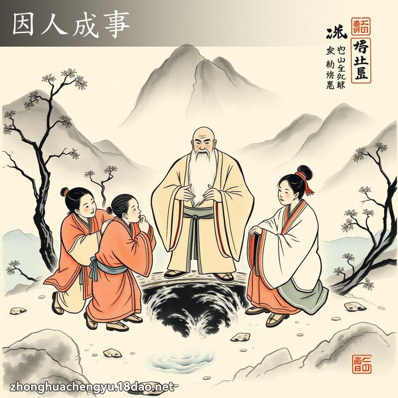 因人成事 配图