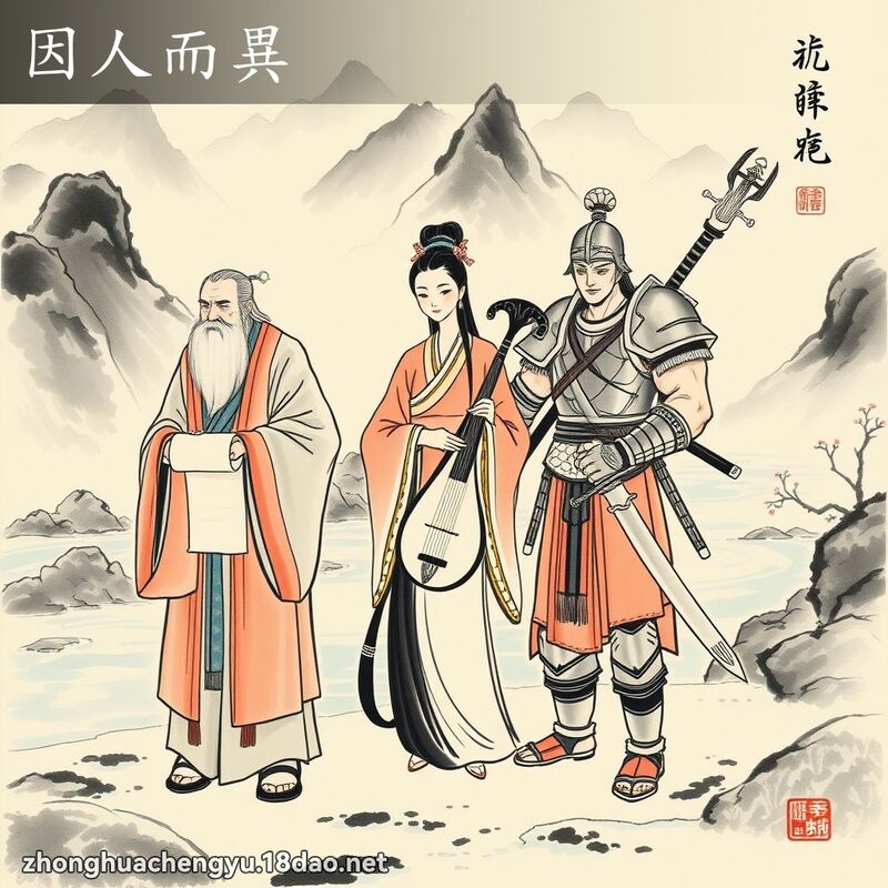 因人而异 配图