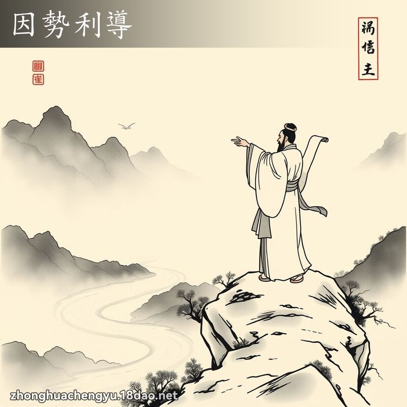 因势利导 配图