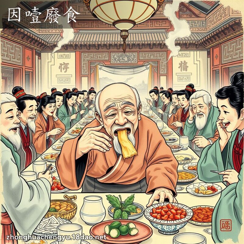 因噎废食 配图