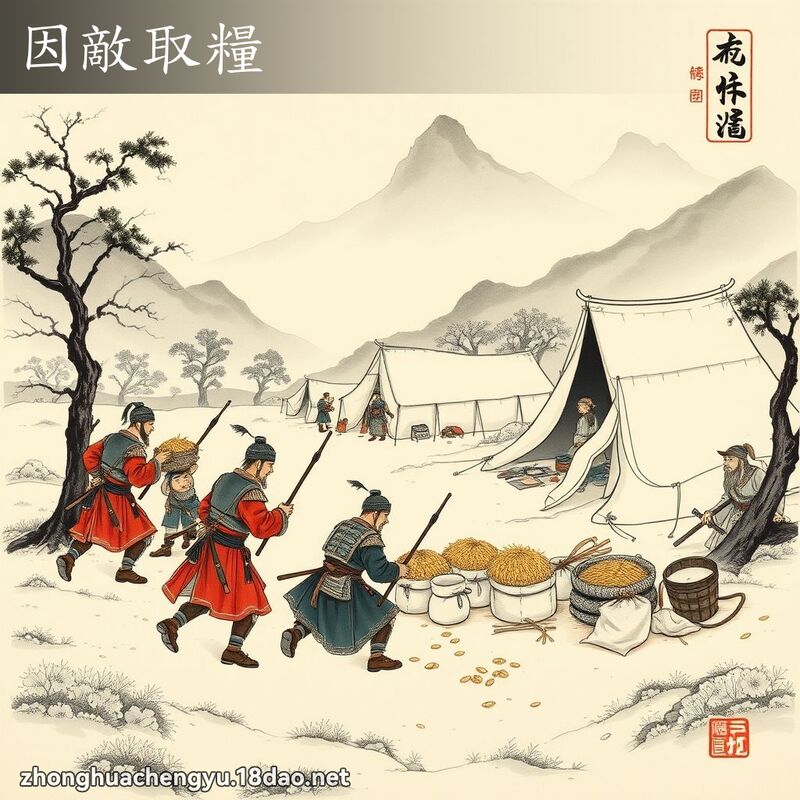 因敌取粮 配图