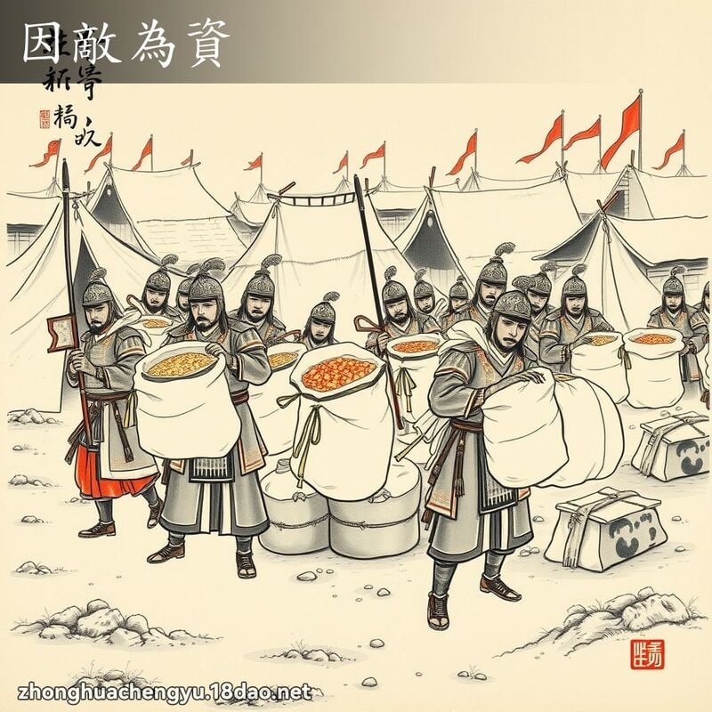 因敌为资 配图