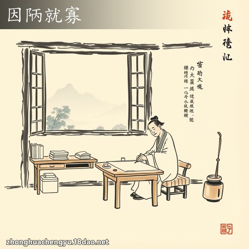 因陃就寡 配图