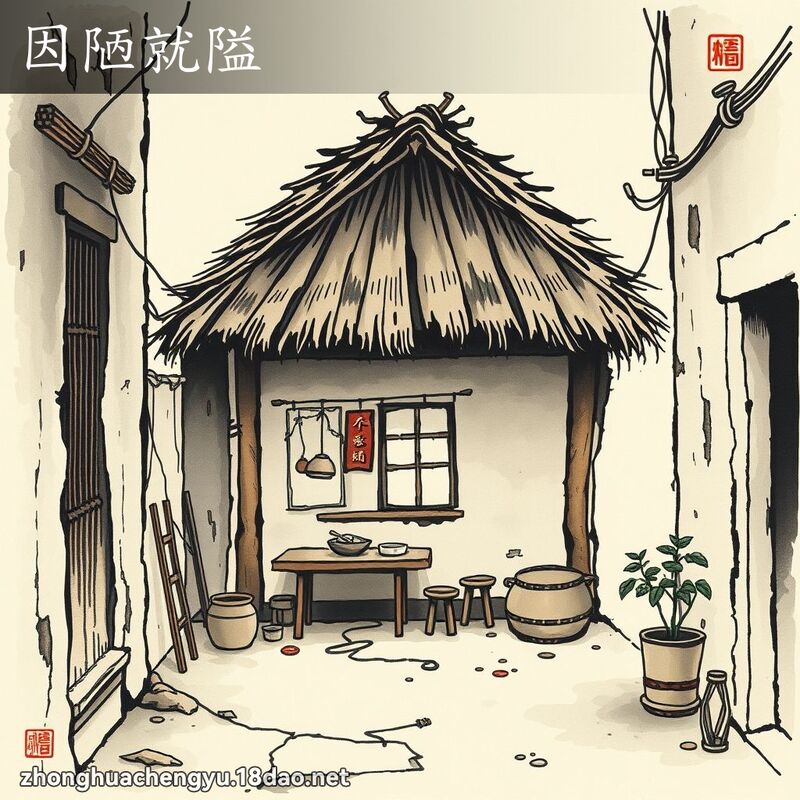 因陋就隘 配图
