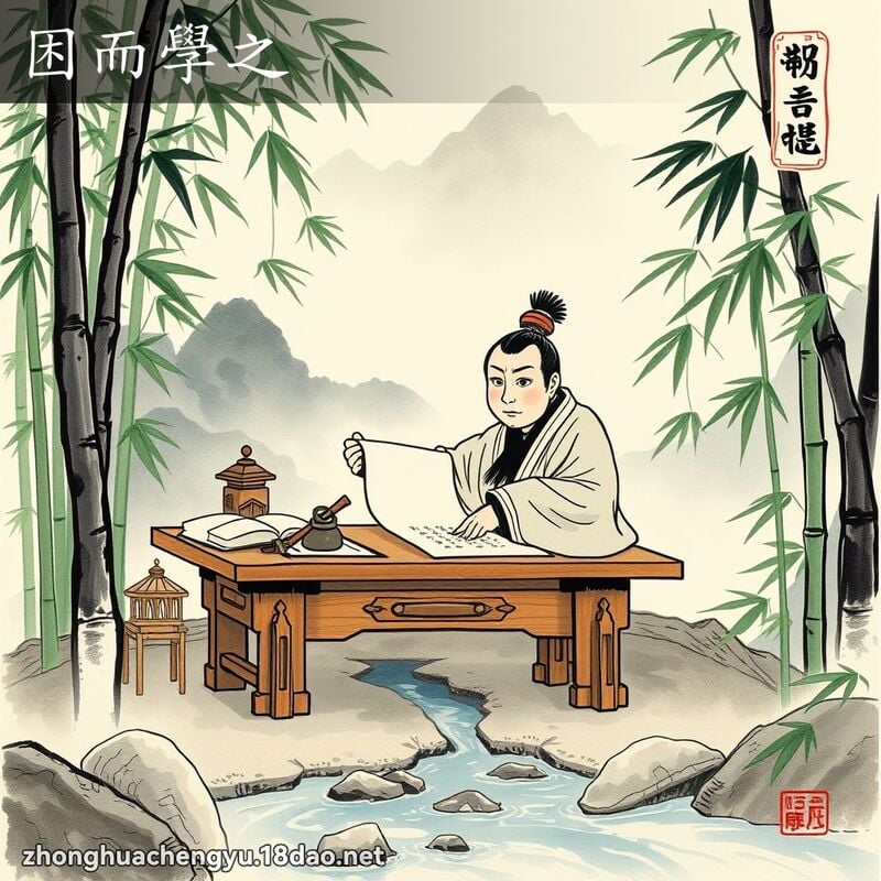 困而学之 配图