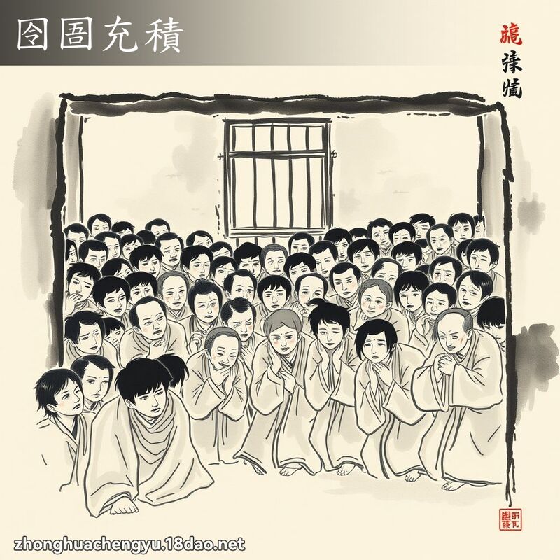 囹圄充积 配图