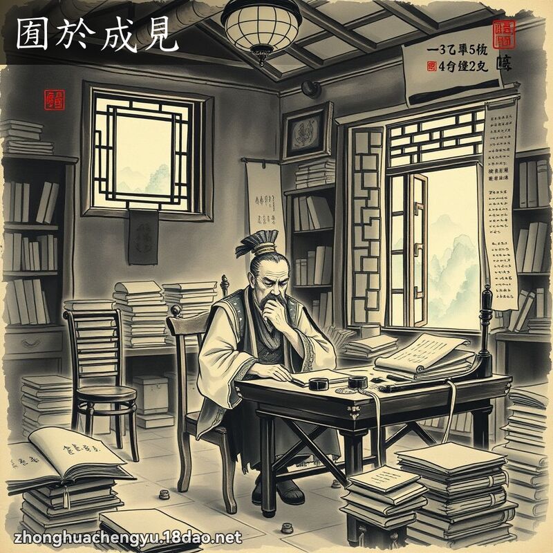 囿於成见 配图