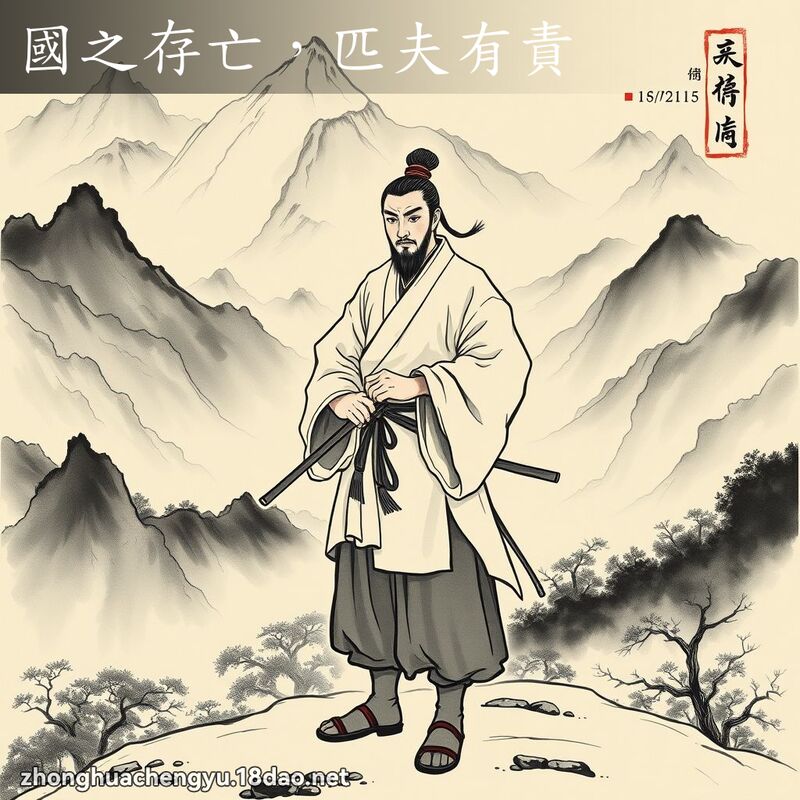 国之存亡,匹夫有责 配图