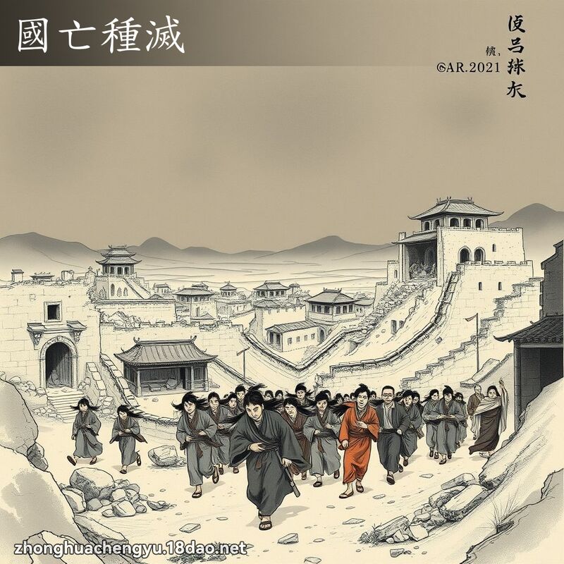 国亡种灭 配图