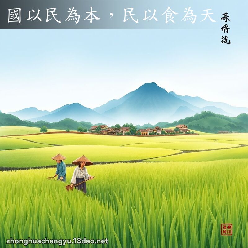 國以民為本,民以食為天 配图