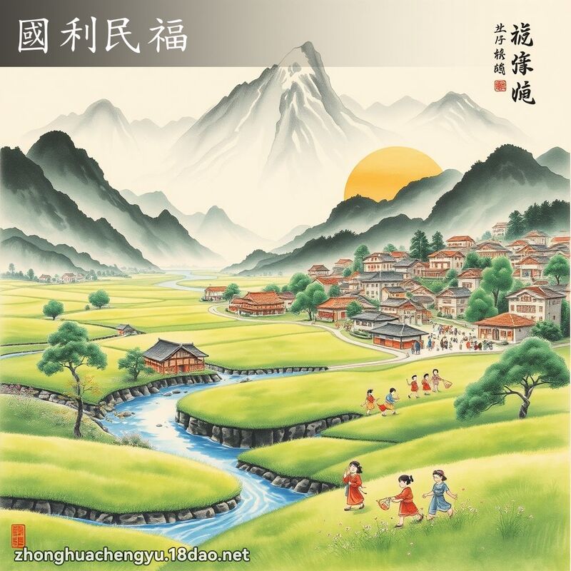 國利民福 配图