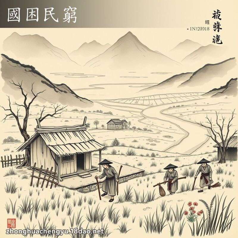 國困民窮 配图