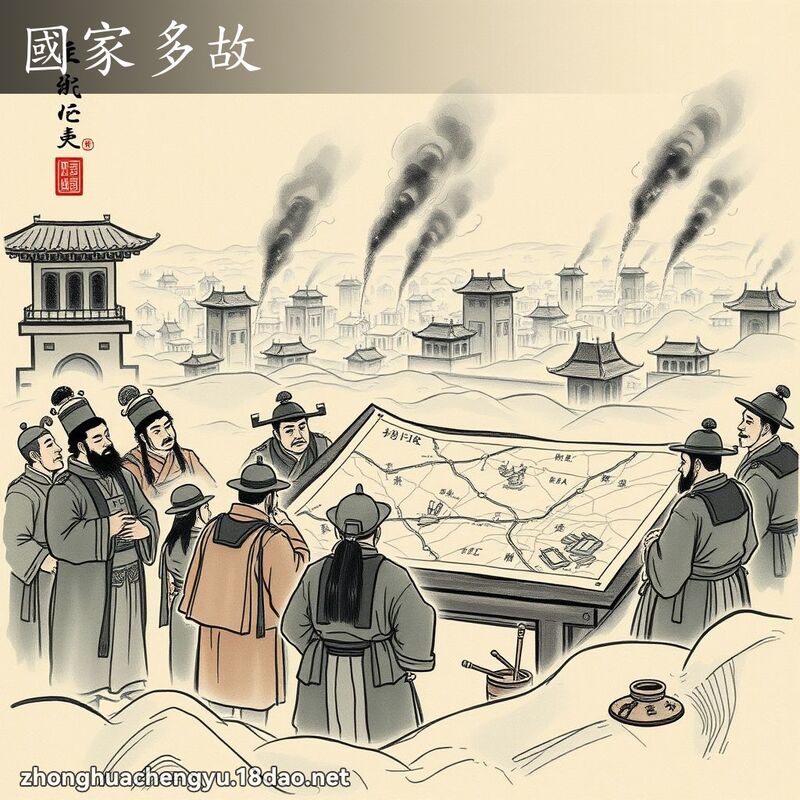 國家多故 配图