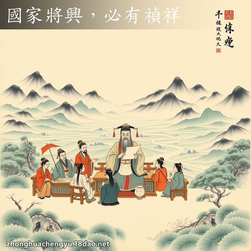國家將興,必有禎祥 配图