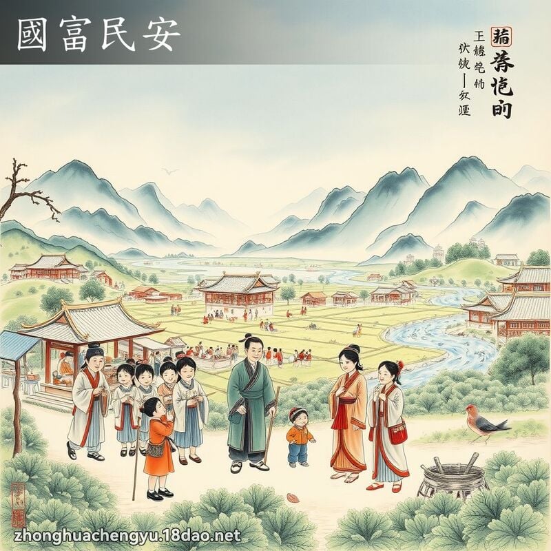 國富民安 配图