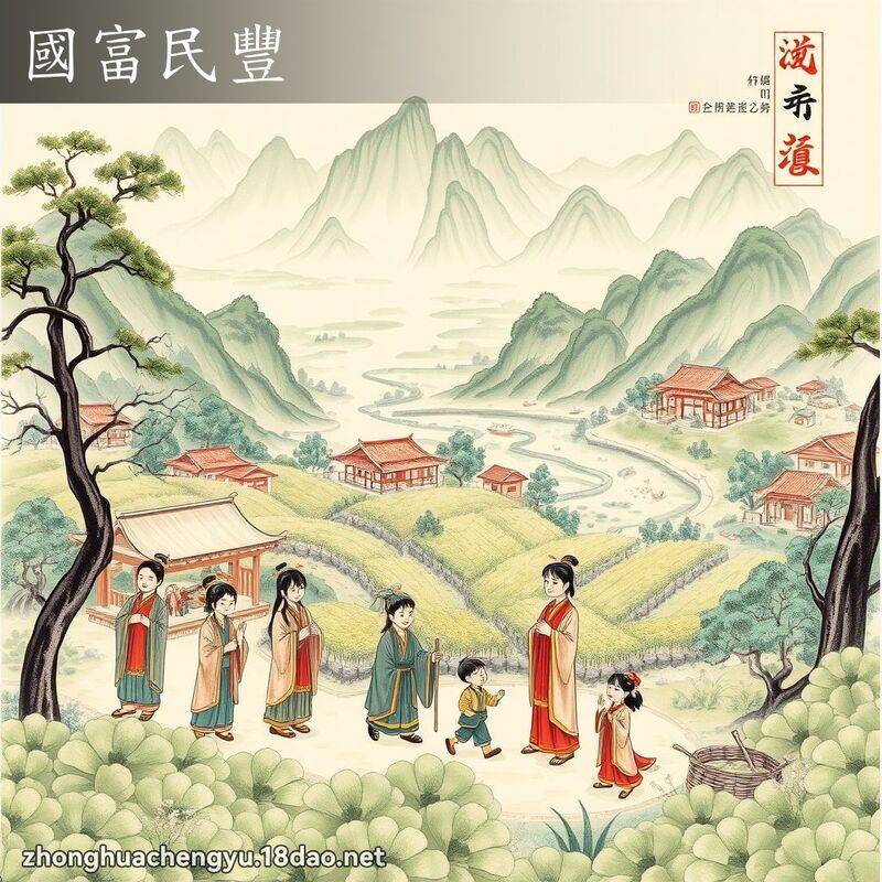 國富民豐 配图