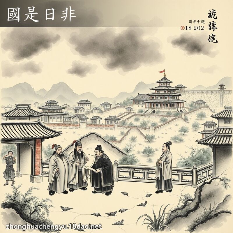 國是日非 配图