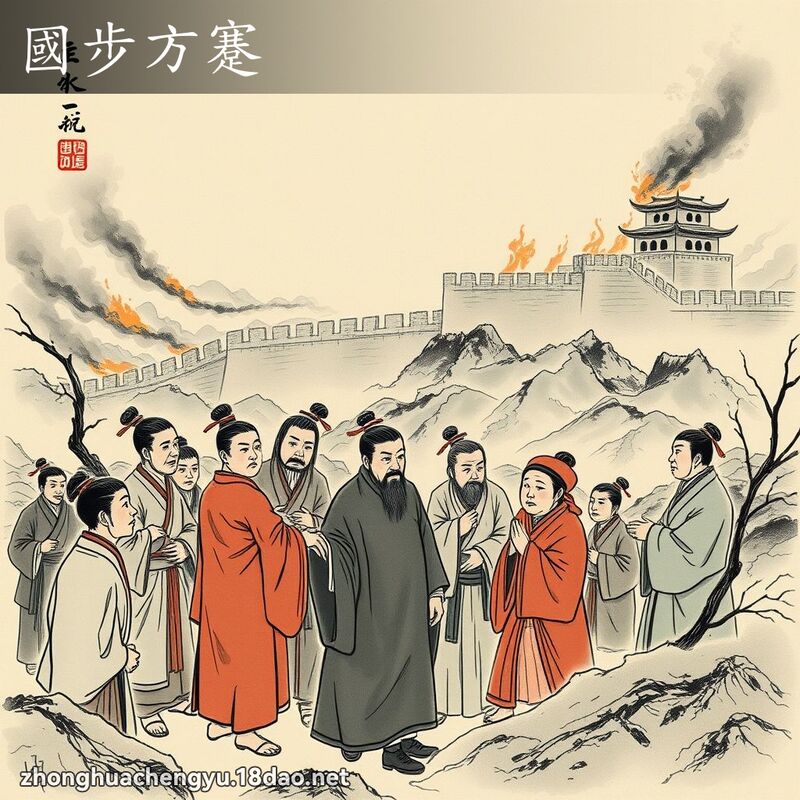 國步方蹇 配图