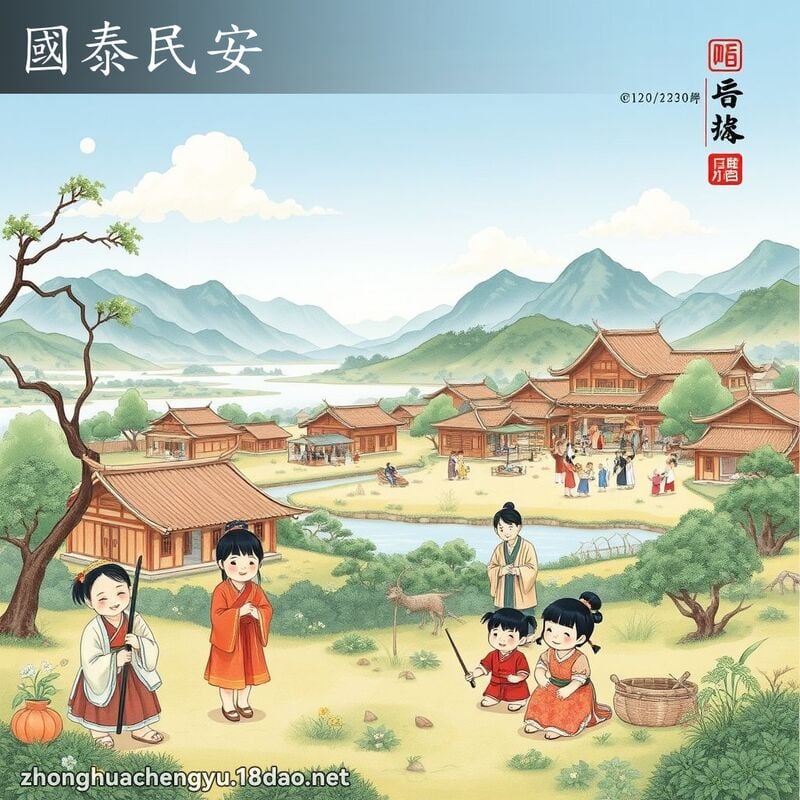 國泰民安 配图