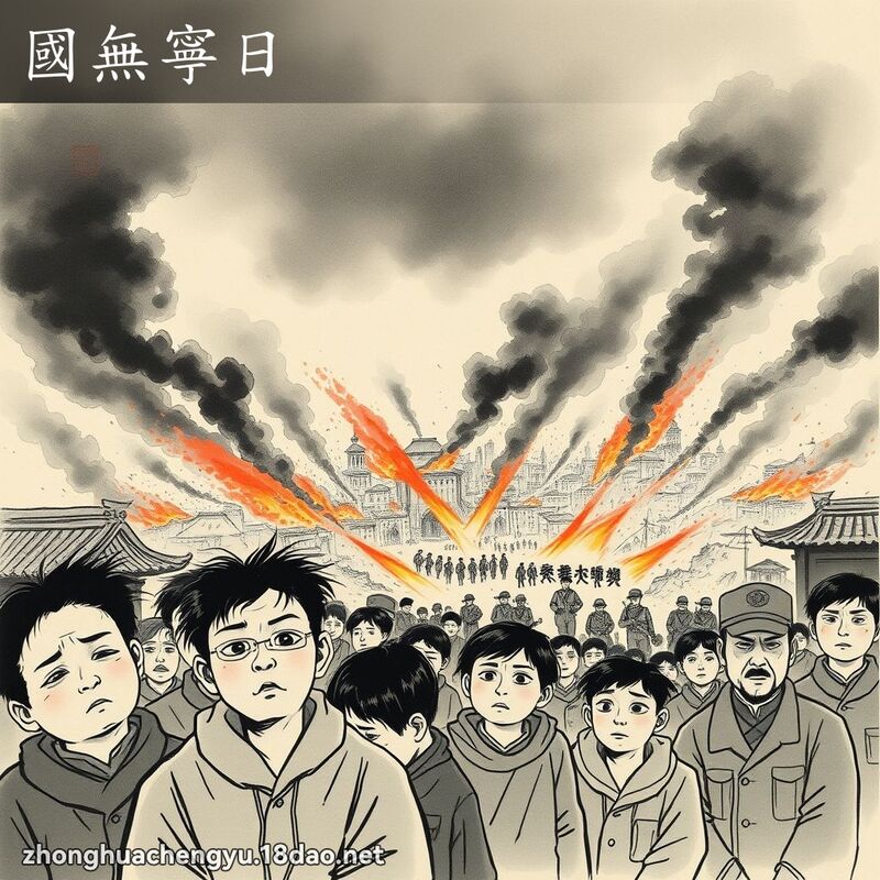 國無寧日 配图
