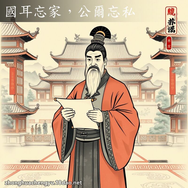 國耳忘家,公爾忘私 配图