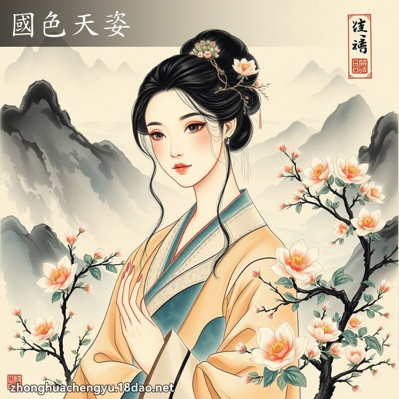 國色天姿 配图