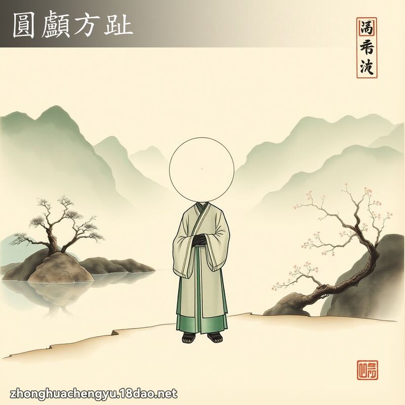 圓顱方趾 配图