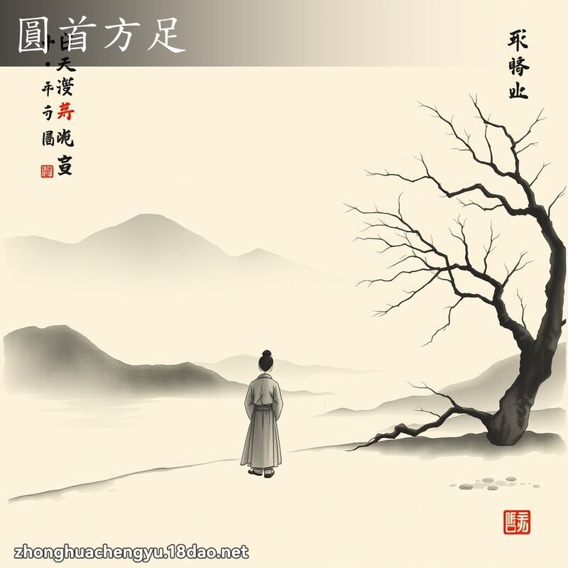 圓首方足 配图