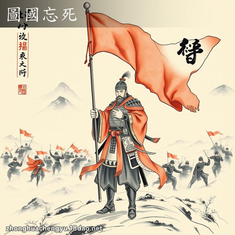 圖國忘死 配图