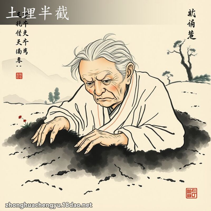 土埋半截 配图