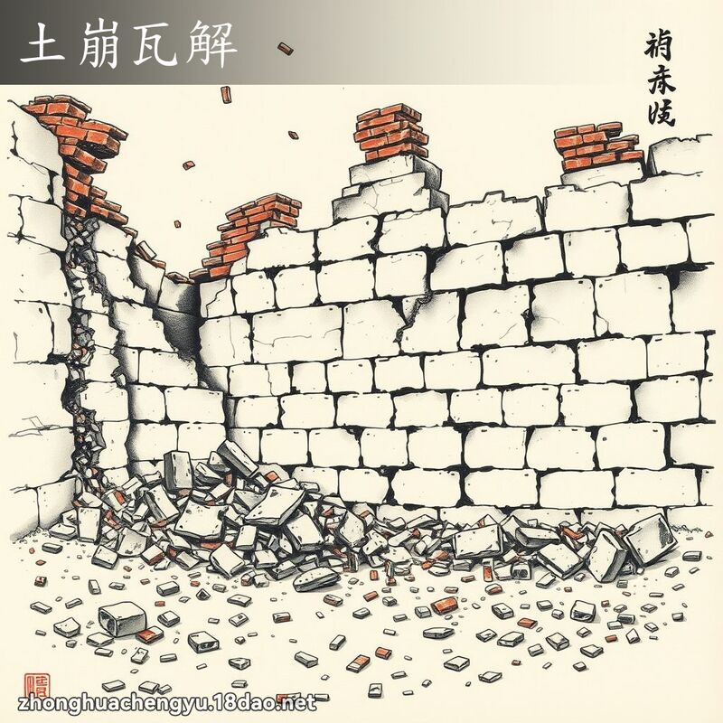 土崩瓦解 配图