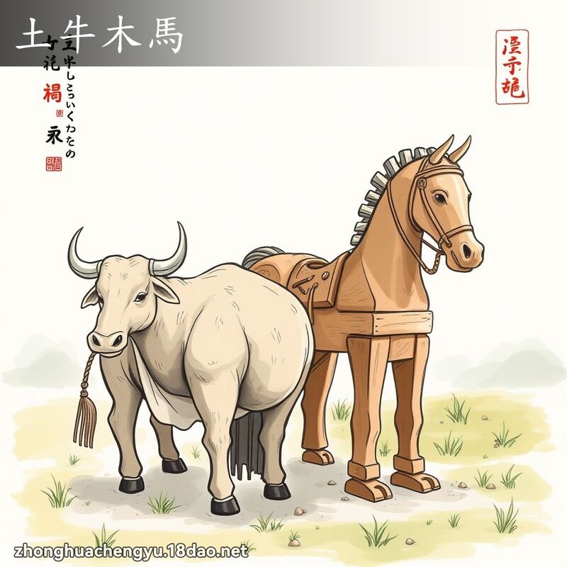 土牛木馬 配图