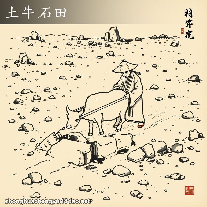 土牛石田 配图