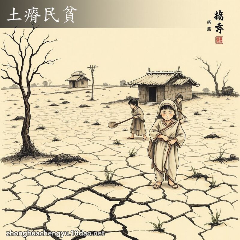 土瘠民貧 配图