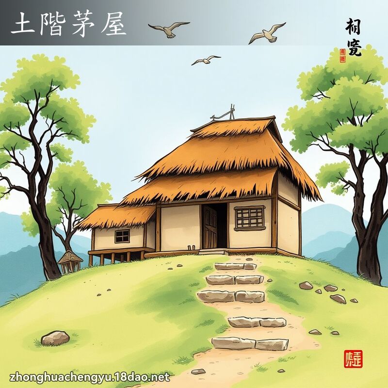 土階茅屋 配图
