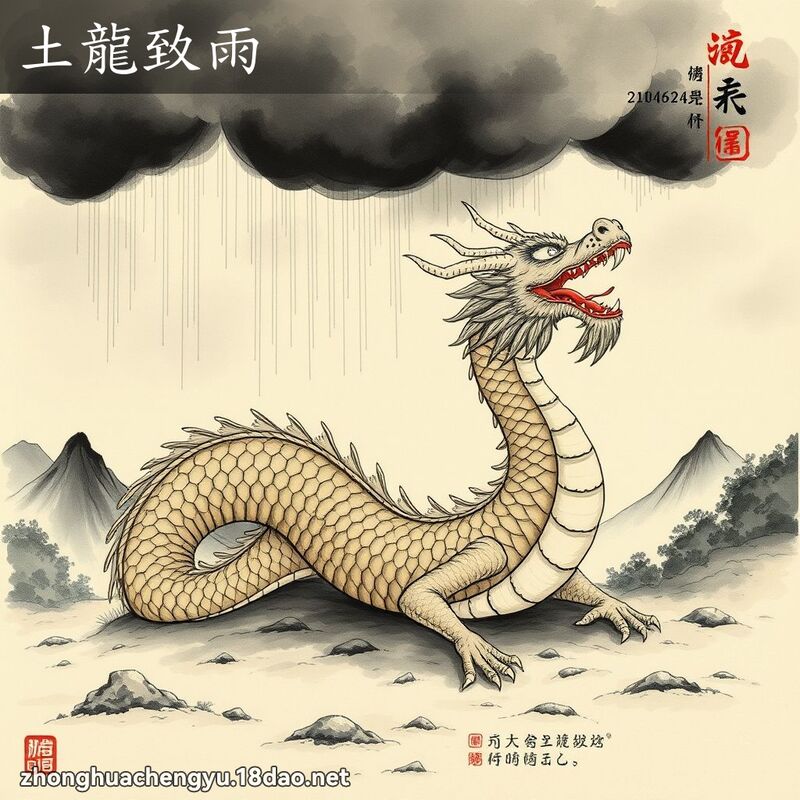 土龍致雨 配图
