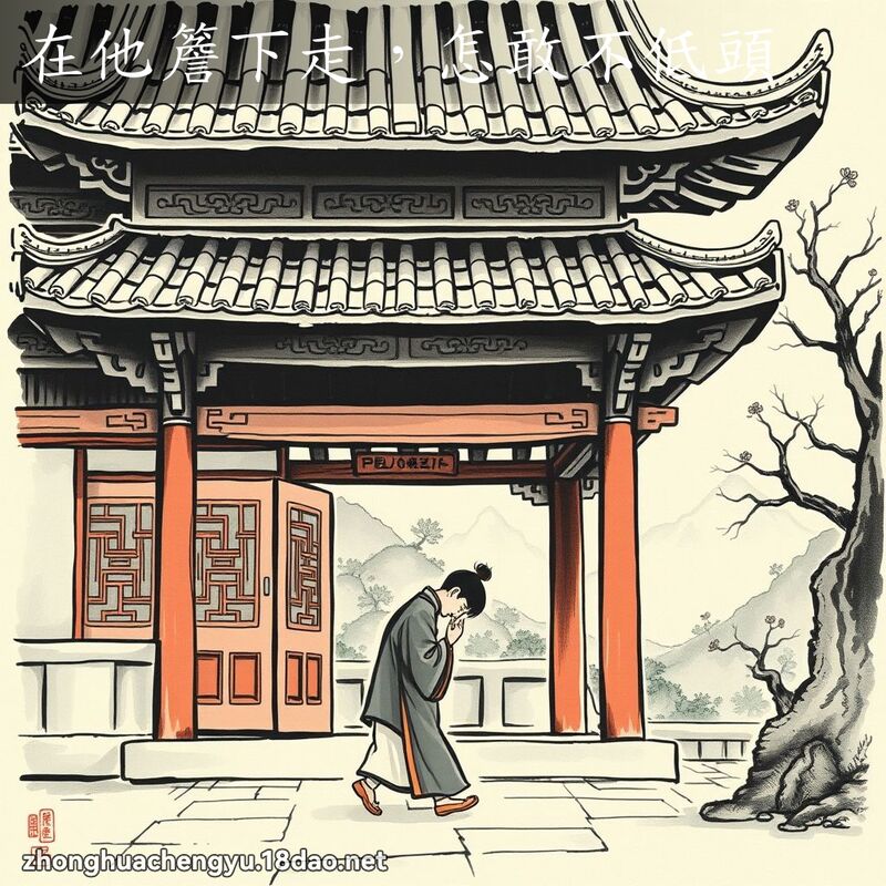 在他簷下走,怎敢不低頭 配图